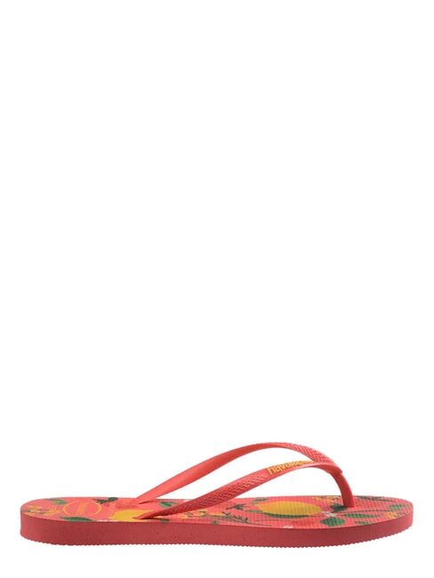 SLIM SUMMER BLISS Papuci flip-flop coral tropical - Pantofi femei