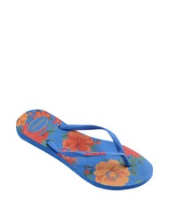 HAVAIANAS SLIM SUMMER BLISS Papuci flip-flop albastru strălucitor - Pantofi femei - 3