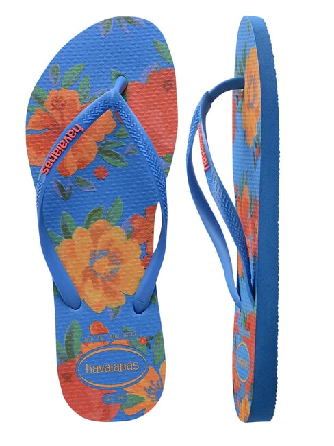 SLIM SUMMER BLISS Papuci flip-flop albastru strălucitor - Pantofi femei