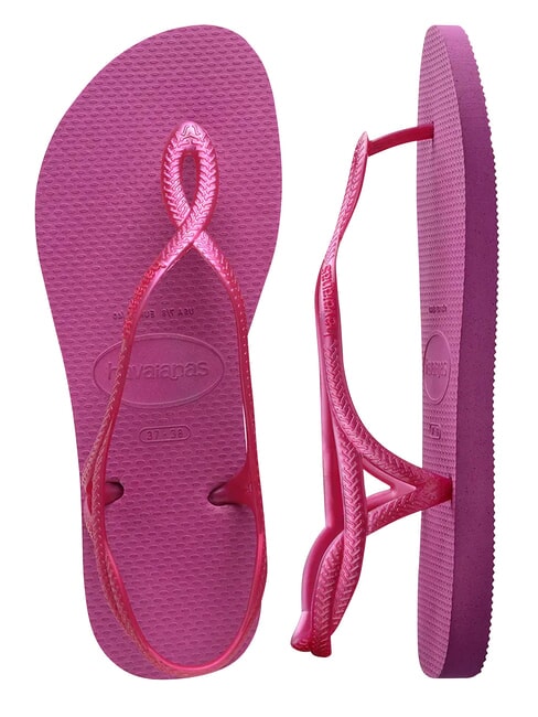 Flip-flops LUNA gumă de trandafir/gumă de trandafir - Pantofi femei