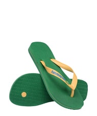 HAVAIANAS BRASIL LOGO &Icirc;ncălțăminte bărbătească verde/galben - Pantofi unisex - 4