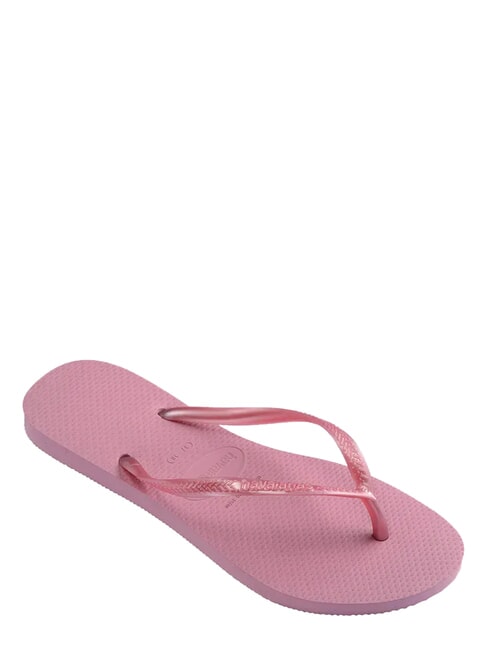SQUARE LOGO Papuci flip-flop trandafiri din șifon - Pantofi femei