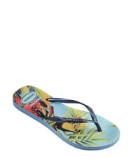 HAVAIANAS  Flip-flip-uri SLIM TROPICAL albastru/albastru - Pantofi femei - 3