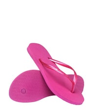 HAVAIANAS flip flops SLIM gumă roz metalică - Pantofi femei - 4