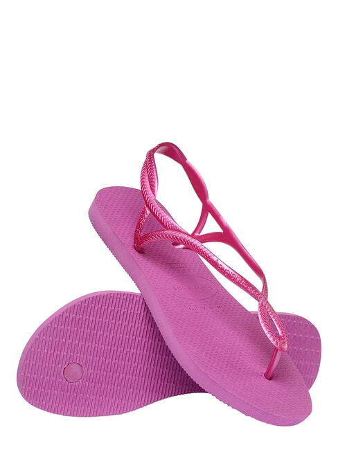 Flip-flops LUNA gumă de trandafir/gumă de trandafir - Pantofi femei