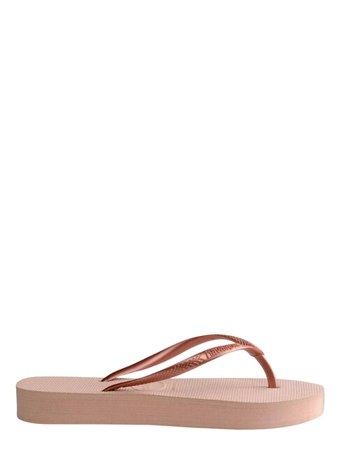 SLIM FLATFORM SLIM FLATFORM Flip-flops pentru femei ballet a crescut - Pantofi femei