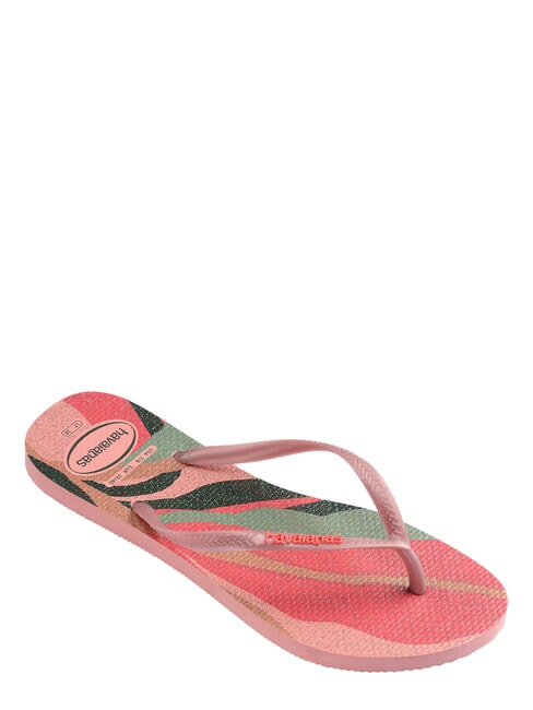 PALETTE GLOW Papuci flip-flop floare - Pantofi femei