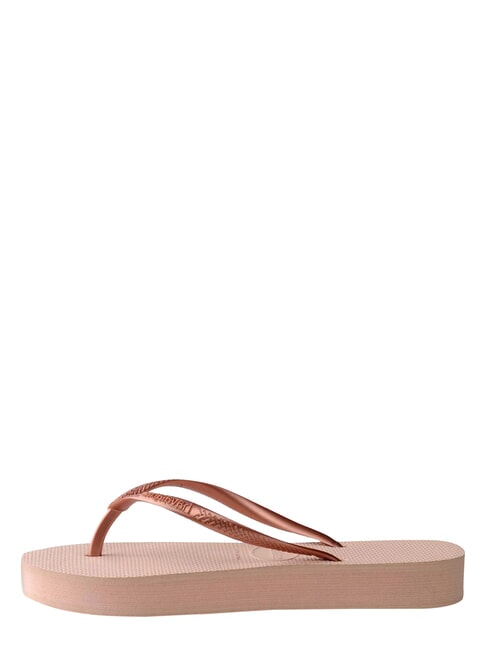 SLIM FLATFORM SLIM FLATFORM Flip-flops pentru femei ballet a crescut - Pantofi femei