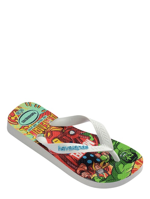 TOP MARVEL 2 Papuci flip-flop ALB / ALB / ALBASTRU - Pantofi pentru bebeluși