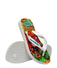 HAVAIANAS TOP MARVEL 2 Papuci flip-flop ALB / ALB / ALBASTRU - Pantofi pentru bebeluși - 5