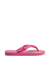 HAVAIANAS FLORES Papuci flip-flop flux roz/gumă roz - Pantofi pentru bebeluși - 2