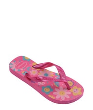 HAVAIANAS FLORES Papuci flip-flop flux roz/gumă roz - Pantofi pentru bebeluși - 3