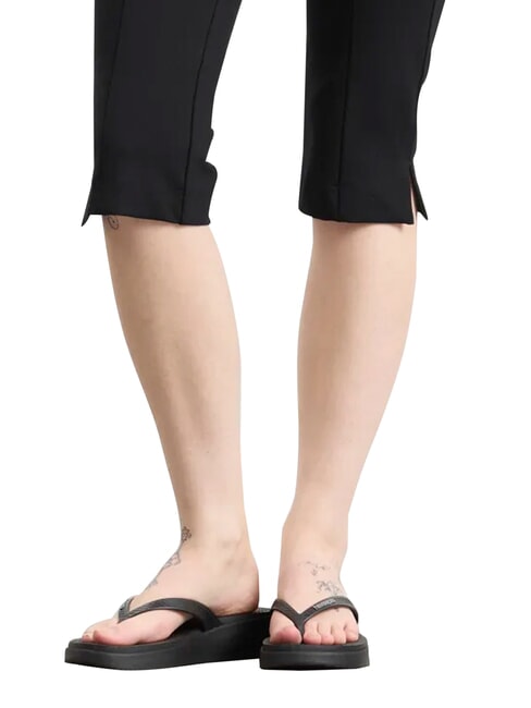 HIGH PLATFORM Papuci flip-flop BLACK - Pantofi femei