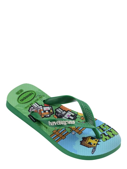 MINECRAFT Papuci flip-flop verde 4 - Pantofi pentru bebeluși
