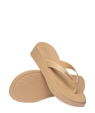 HAVAIANAS HIGH PLATFORM Papuci flip-flop de aur - Pantofi femei - 5