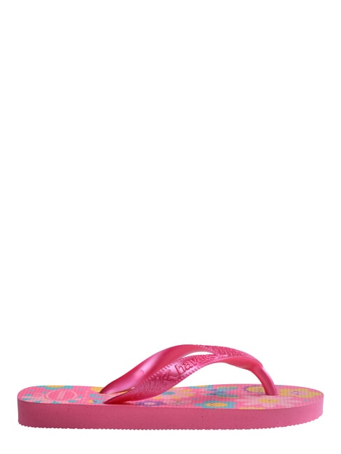 FLORES Papuci flip-flop flux roz/gumă roz - Pantofi pentru bebeluși