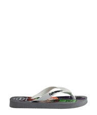 HAVAIANAS MINECRAFT Papuci flip-flop gri oțel/alb - Pantofi pentru bebeluși - 2