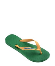 HAVAIANAS BRASIL LOGO &Icirc;ncălțăminte bărbătească verde/galben - Pantofi unisex - 3
