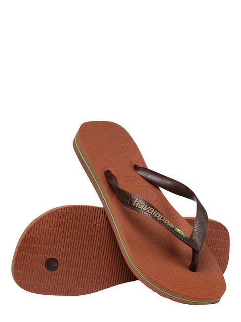 BRASIL LOGO &Icirc;ncălțăminte bărbătească ruginiu/maro &icirc;nchis - Pantofi unisex