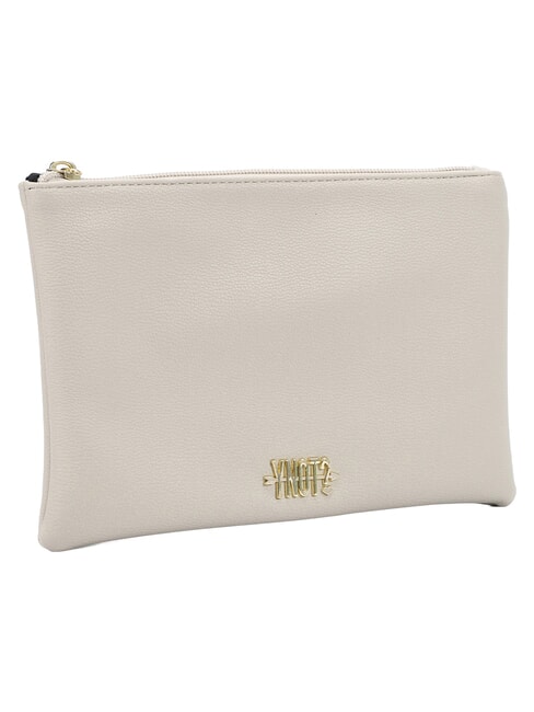 LOVERS Geantă tip clutch plată medie cremă - Genți femei