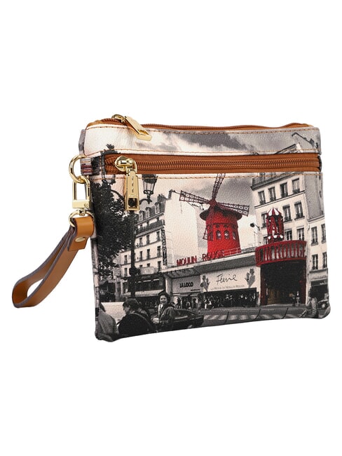 ELEGANCE  Geantă tip clutch plată cu manșetă &icirc;ntuneric - Genți femei