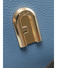 FURLA GARDENIA Geanta husa aparat foto din piele cu imprimeu keria denim + tonuri de gheață - Genți femei - 3