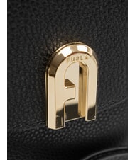 FURLA GARDENIA Geantă de umăr mini, din piele negru - Genți femei - 4