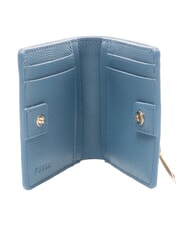 FURLA GARDENIA Portofel vertical din piele denim - Portofele femei - 2