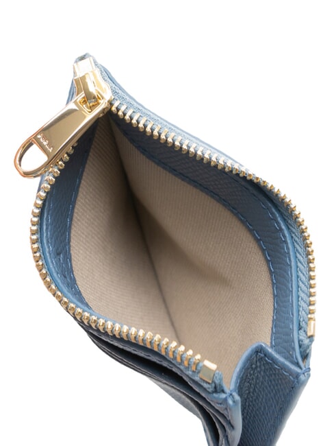 GARDENIA Portcard plat din piele denim - Portofele femei