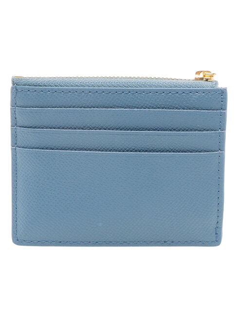 GARDENIA Portcard plat din piele denim - Portofele femei