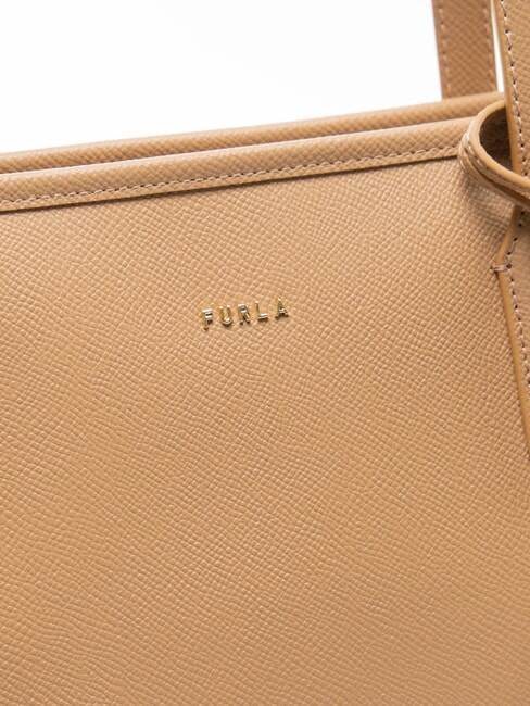 CLASSIC Geanta shopper din piele cu imprimeu Andromeda deşert - Genți femei