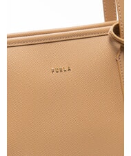 FURLA CLASSIC Geanta shopper din piele cu imprimeu Andromeda deşert - Genți femei - 5