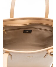 FURLA CLASSIC Geanta shopper din piele cu imprimeu Andromeda deşert - Genți femei - 6