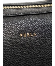 FURLA MIALISSA Geantă de m&acirc;nă cu curea de umăr negru - Genți femei - 3