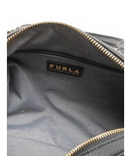 FURLA MIALISSA Geantă de m&acirc;nă cu curea de umăr negru - Genți femei - 5