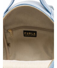 FURLA FRIDA Rucsac din piele denim - Genți femei - 3