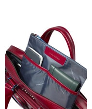 PIQUADRO Dosarul Linia BLUE SQUARE, suport pentru PC de 14 " RED - Serviete birou - 5