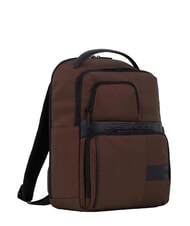 PIQUADRO WOLLEM Rucsac din piele și material textil, suport pentru laptop de 14". - Rucsacuri pentru laptop
