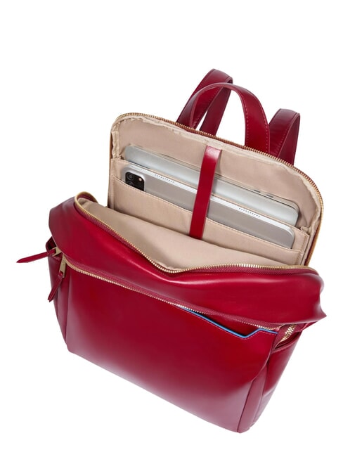 BLUE SQUARE  Rucsac pentru laptop de 14", din piele RED - Rucsacuri pentru laptop