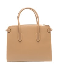 FURLA GARDENIA Geanta de mana din piele cu imprimeu Andromeda deşert - Genți femei - 5