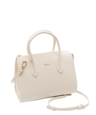 FURLA GARDENIA Geantă de m&acirc;nă, cu curea de umăr perla - Genți femei - 2