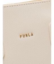 FURLA GARDENIA Geantă de m&acirc;nă, cu curea de umăr perla - Genți femei - 3