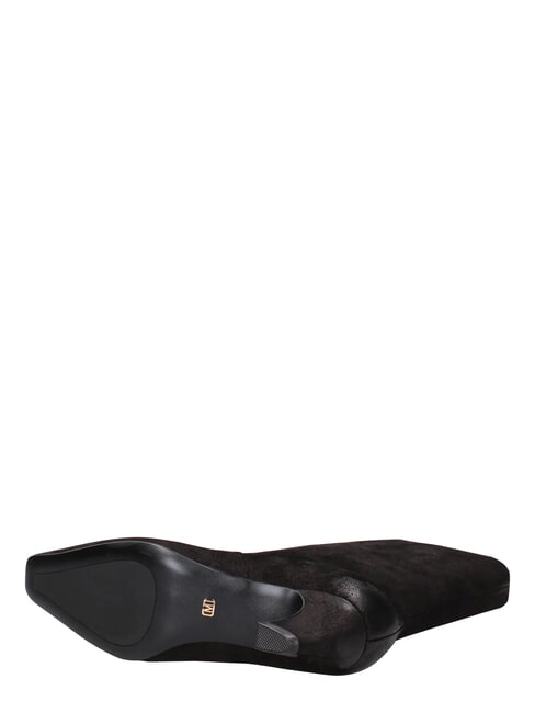 ME25 Ghete cu toc de 5 cm, din piele negru - Pantofi femei
