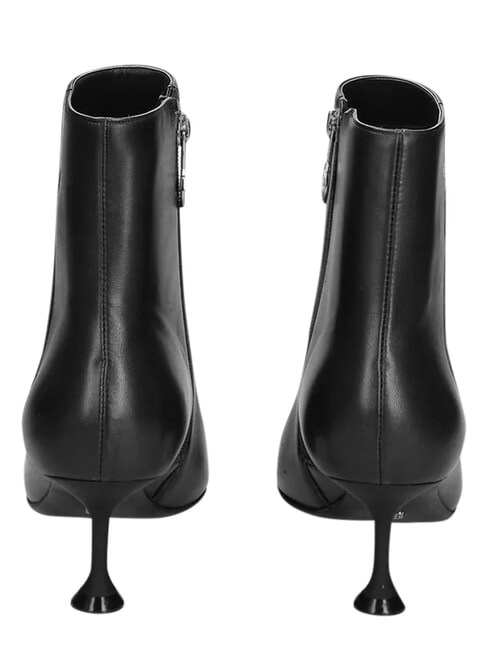 ME25 Ghete din piele cu toc de 6,5 cm negru - Pantofi femei