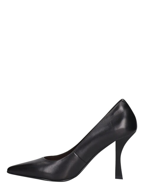 ME25 Decolteu cu toc de 9 cm, din piele negru - Pantofi femei
