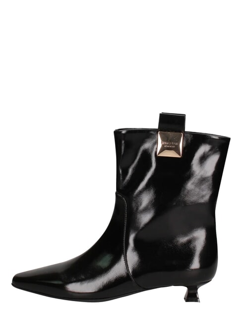 ME25 Ghete cu toc de 3 cm, din piele negru - Pantofi femei