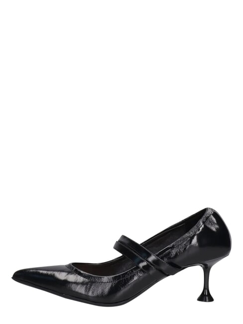 ME25 Decolteu toc 6cm, din piele negru - Pantofi femei