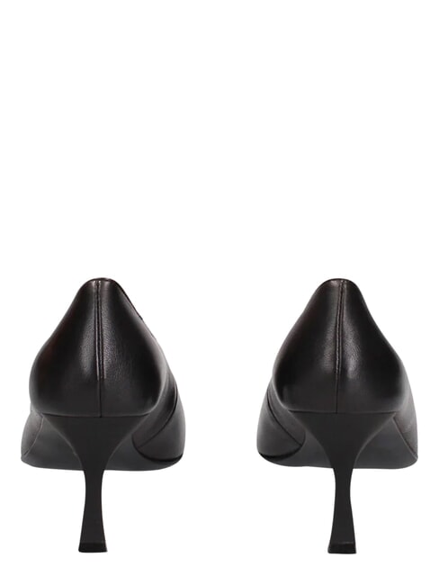 ME25 Decolteu cu toc de 6 cm, din piele negru - Pantofi femei