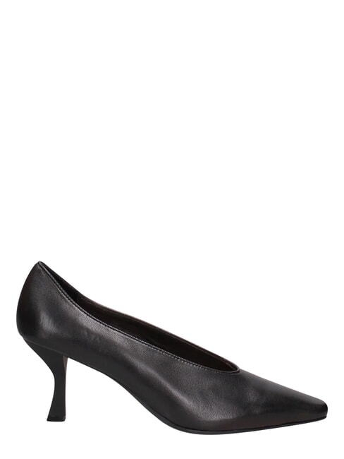 ME25 Decolteu cu toc de 6 cm, din piele negru - Pantofi femei