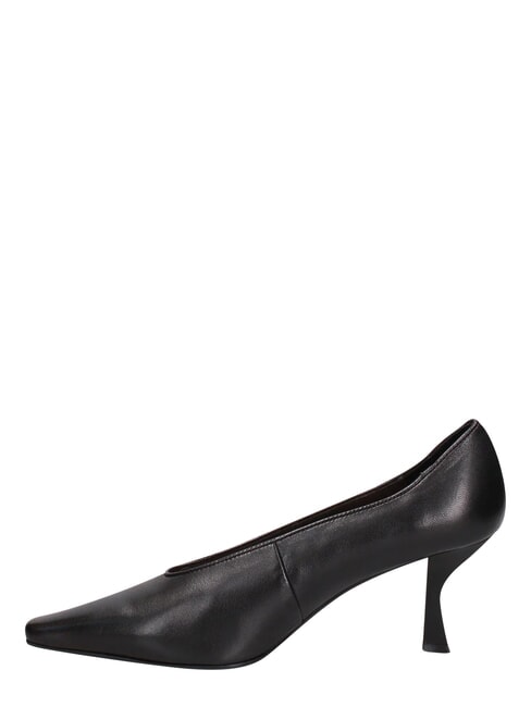 ME25 Decolteu cu toc de 6 cm, din piele negru - Pantofi femei
